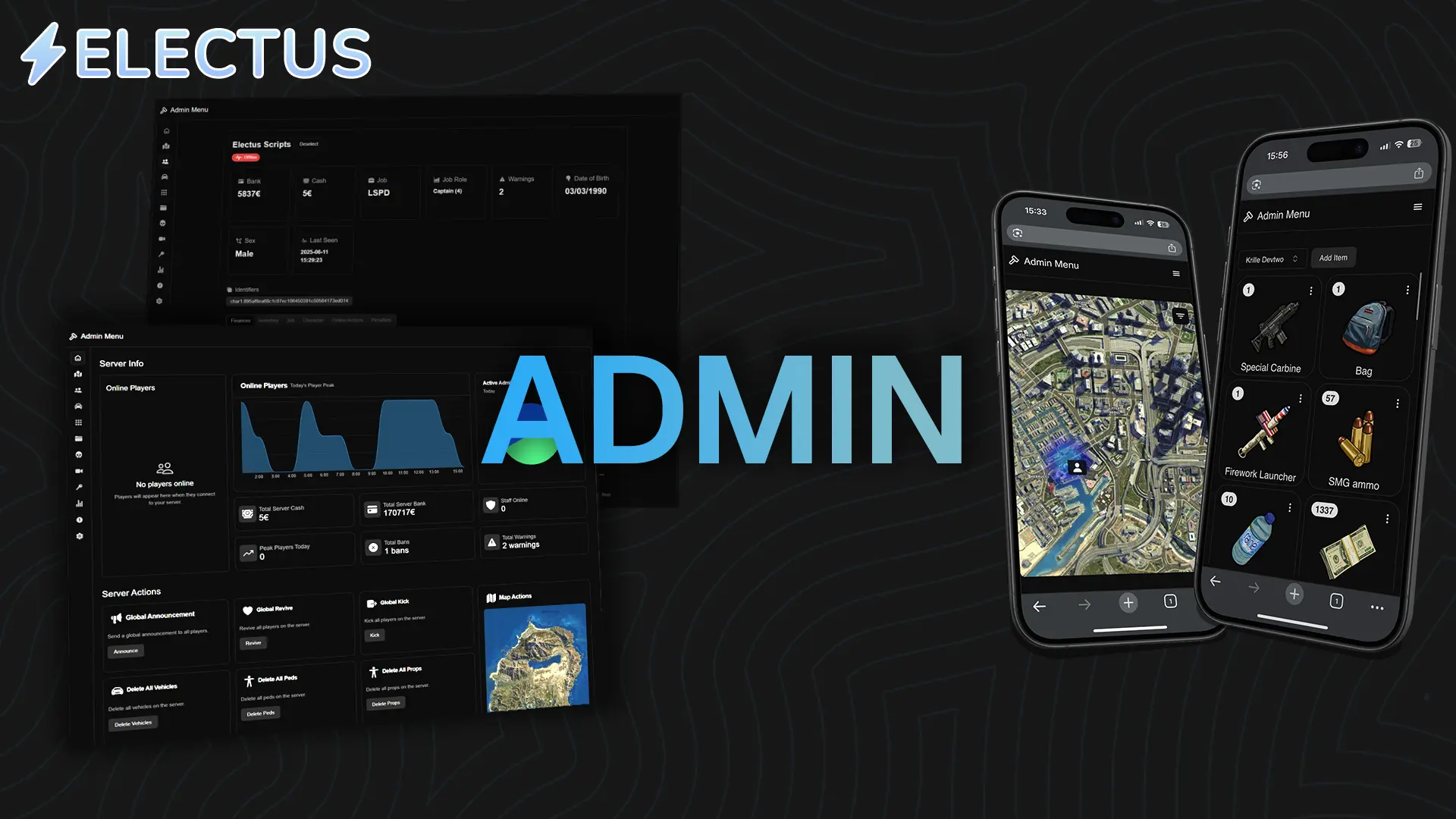 admin FiveM script screenshot 1