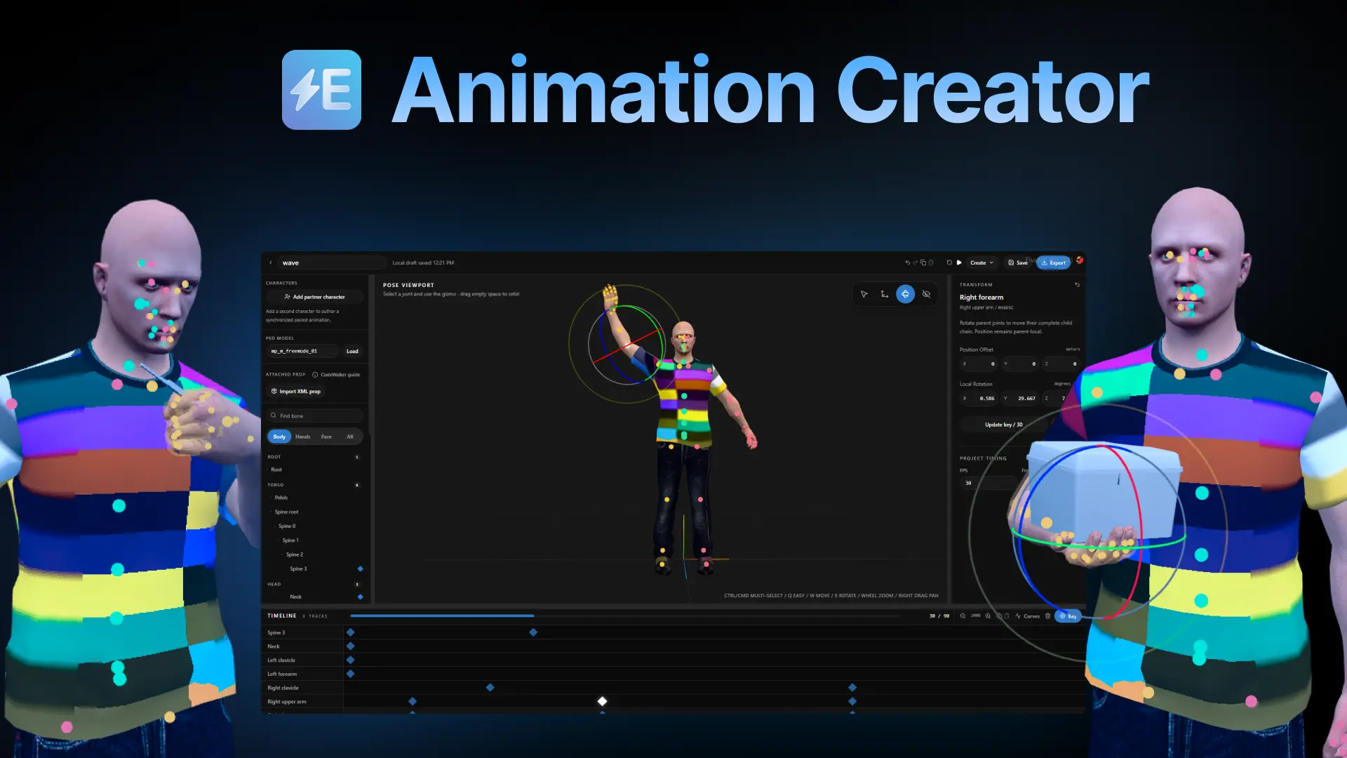 Electus Animation Creator product preview