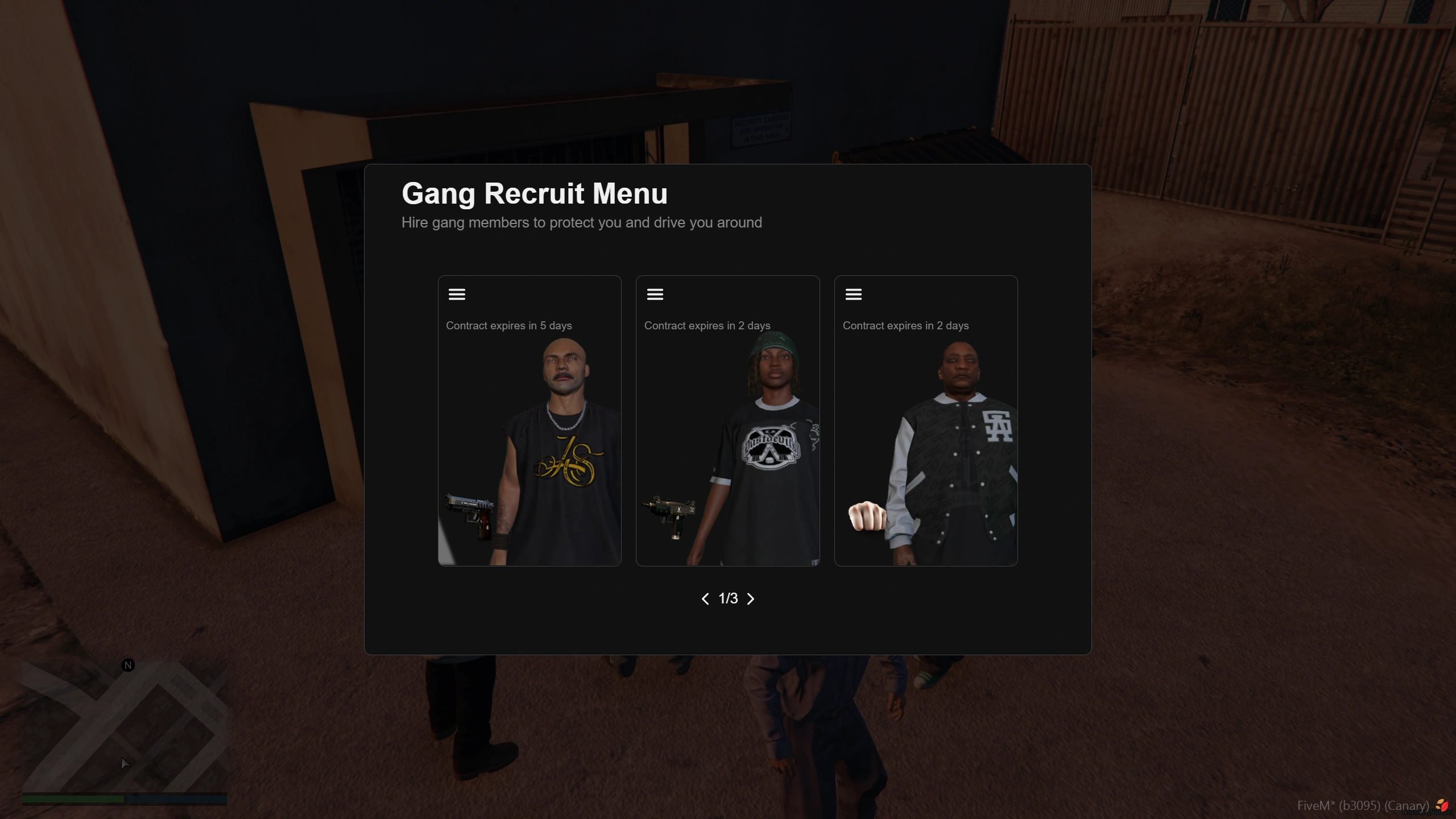 Electus Bodyguards: Recruit Gang Members