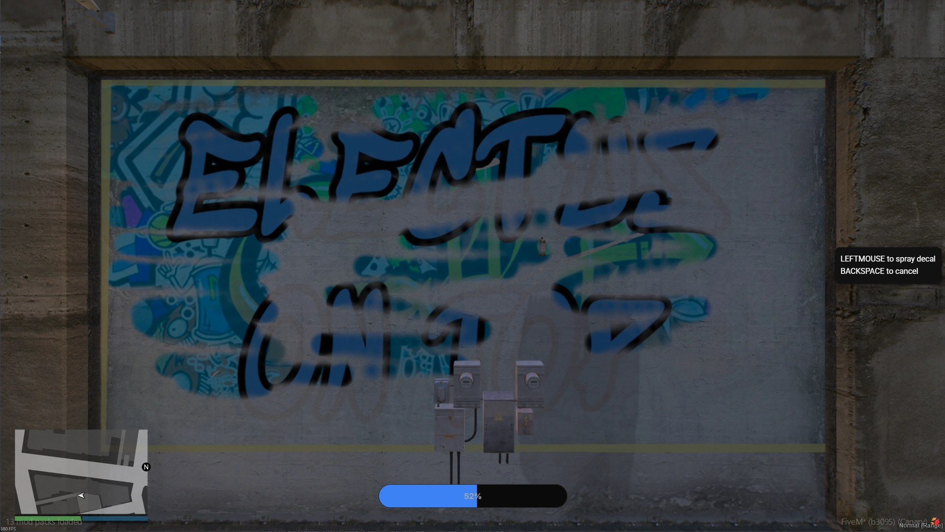Electus Graffiti: Interactive Spraying
