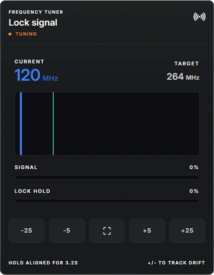 Frequency Hack minigame preview
